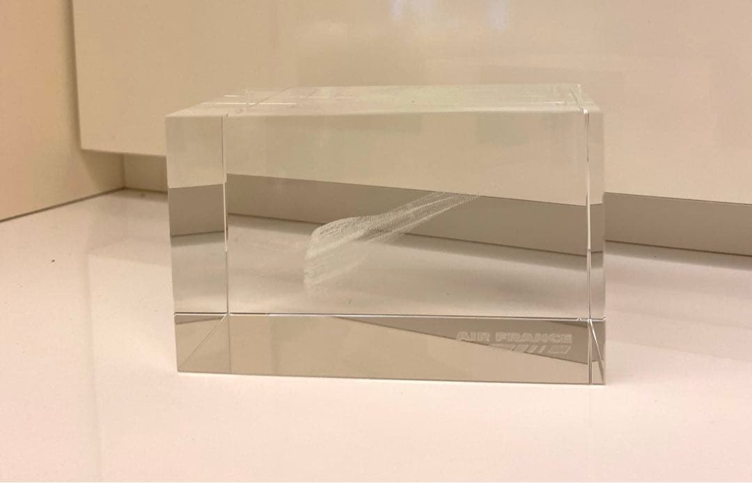 ⭐︎限定品⭐︎エールフランス航空コンコルド3Dクリスタル
