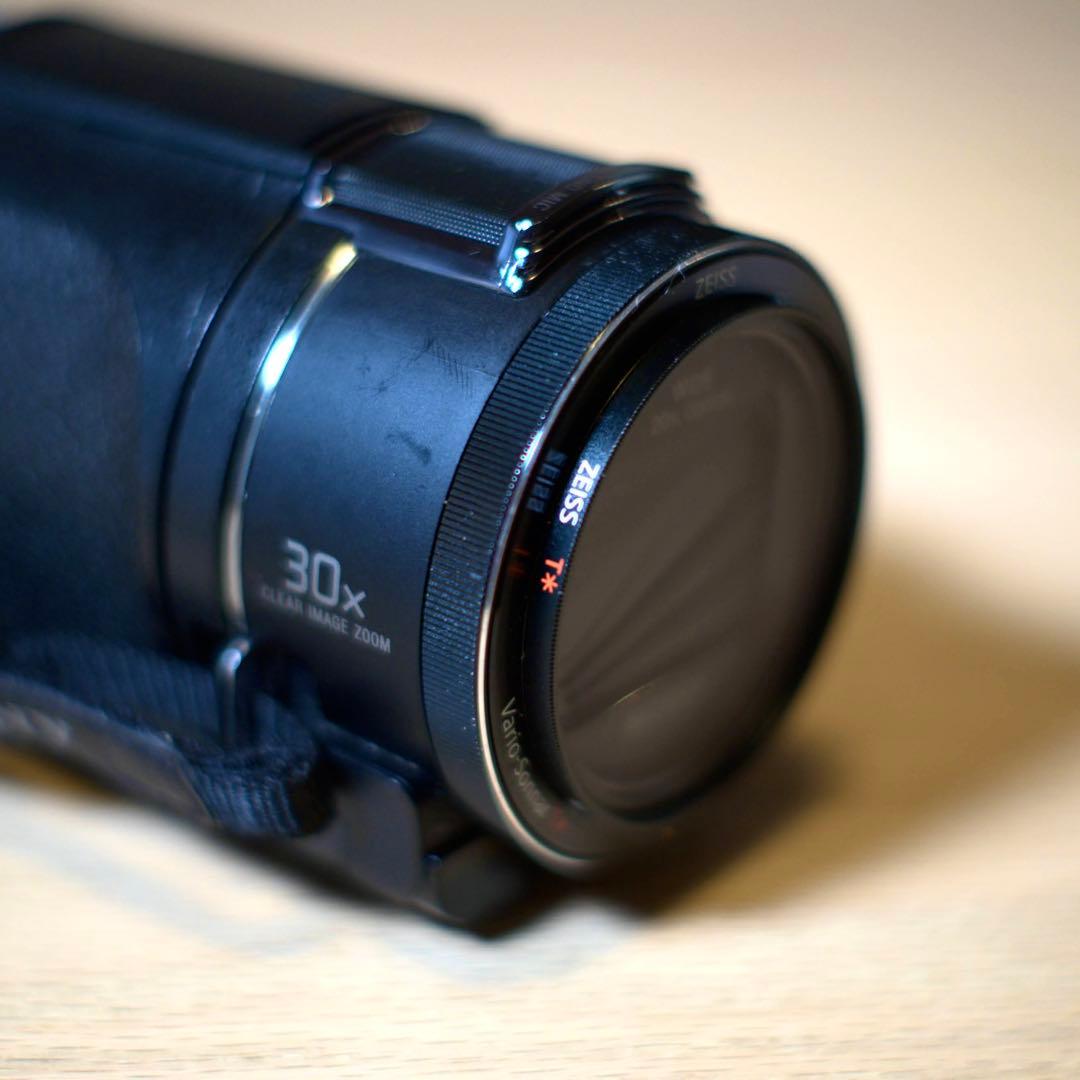 【美品】SONY 4K ビデオカメラ FDR-AC60本体 ZEISSレンズ