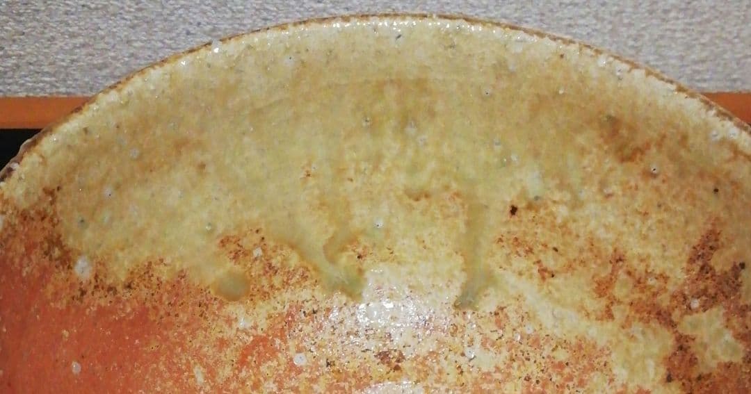 井村侊生作　信楽焼　茶碗　共箱　共布　略歴付　茶道具