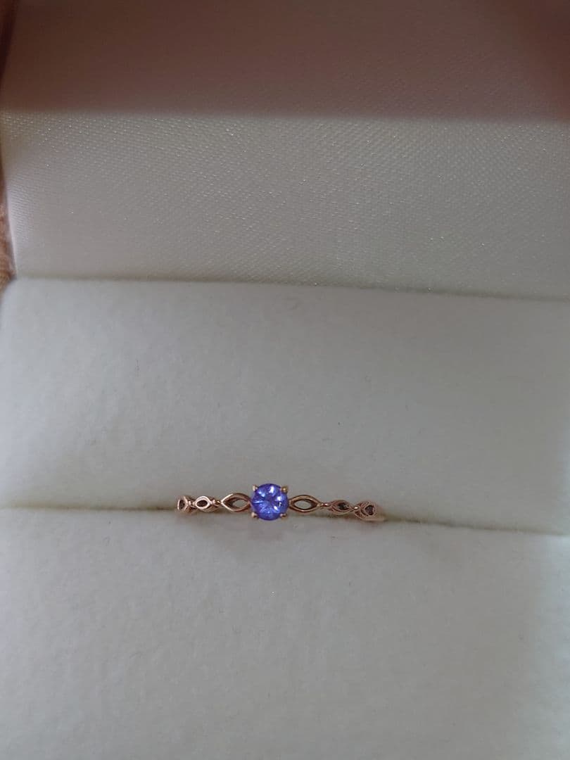 ずんだ　BIZOUX ビズー ワンマイルジュエリー タンザナイト リング