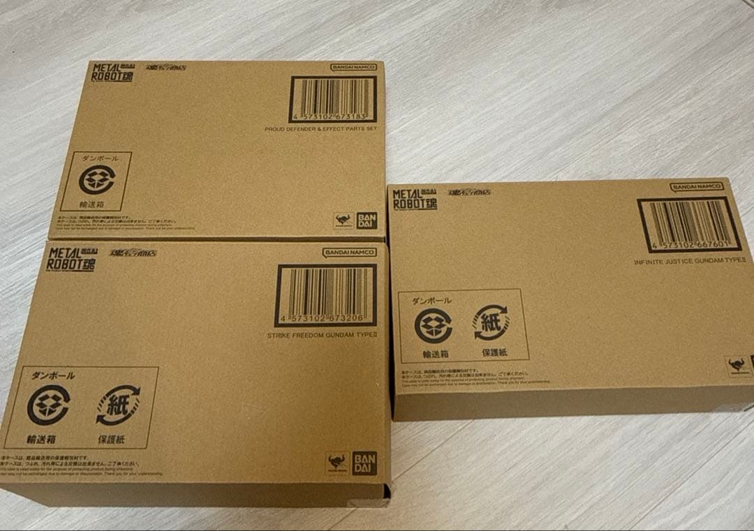 メタルロボット魂　ストフリ弍式、プラウドディフェンダー、インフジャ二式