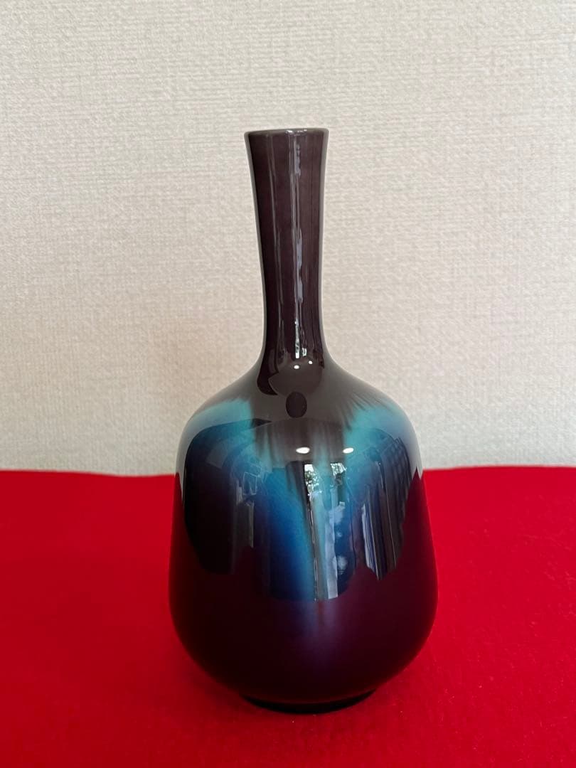 柳雨軒 三代 人間国宝 徳田八十吉 壺 T275