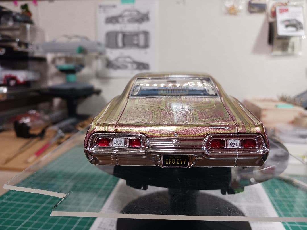 自動車 amt 1/25 1967 impala ss lowrider