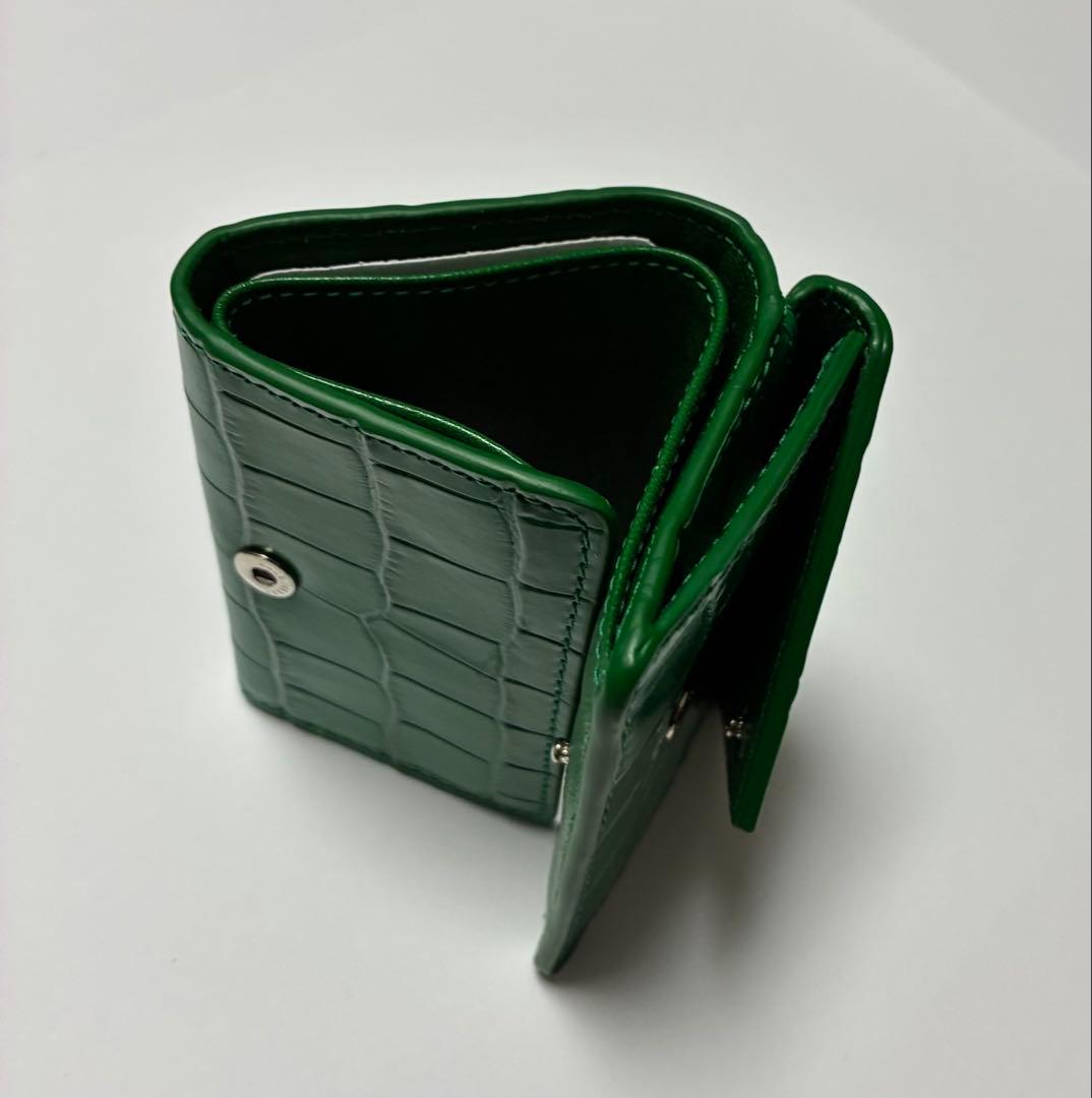 BALENCIAGA グリーン 三つ折り財布