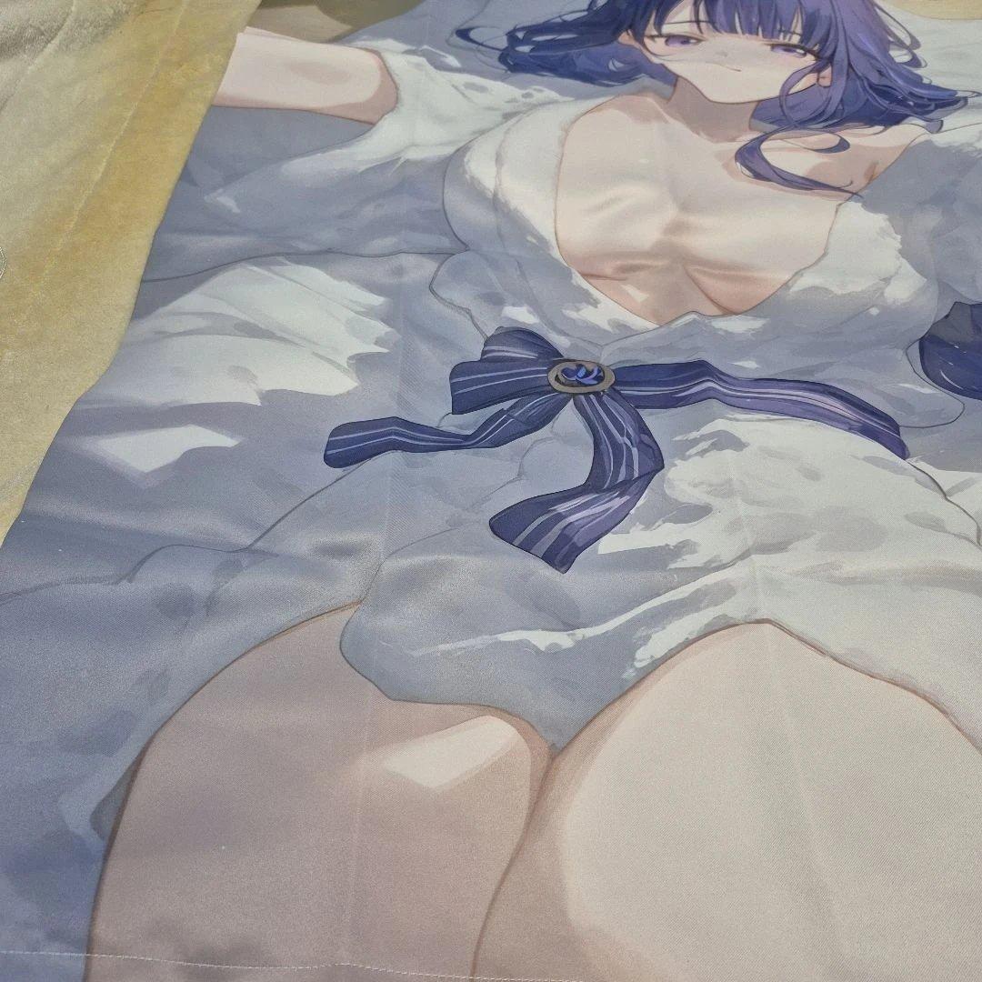 原神⚠️雷電将軍アニメキャラクター 和服風イラスト