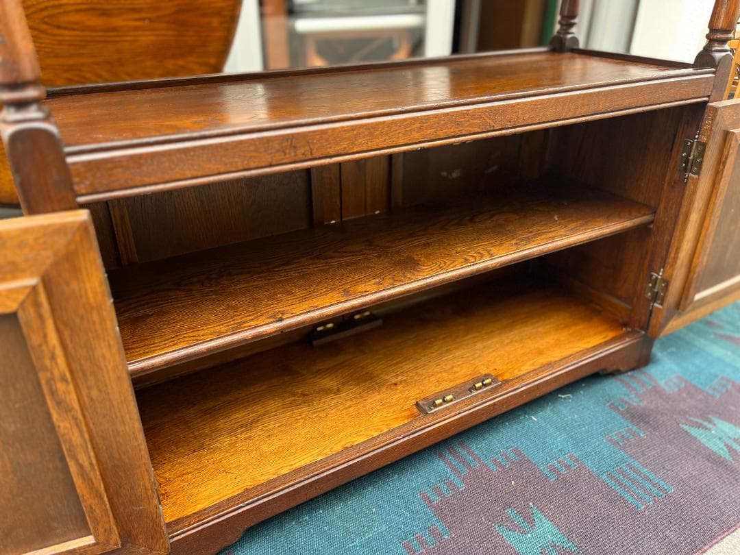 オランダ製☆ダッチカントリー／オープンシェルフ／3段シェルフ／収納家具／オーク材