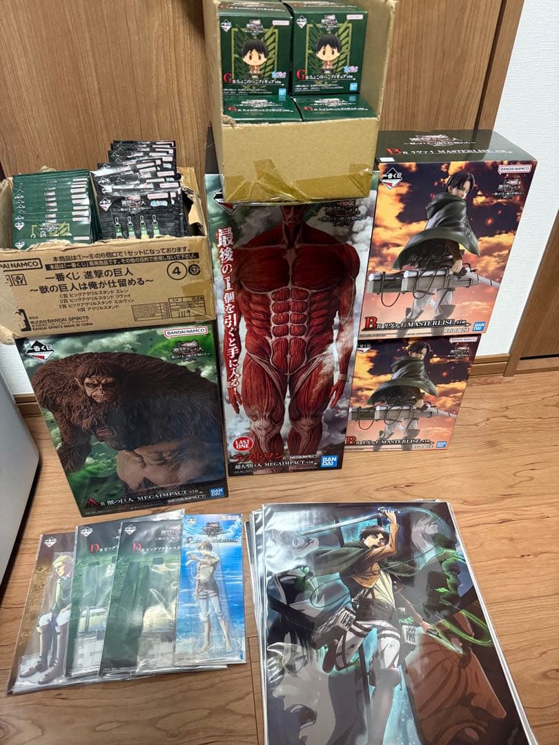 進撃の巨人 ～獣の巨人は俺が仕留める～ 一番くじ1ロット