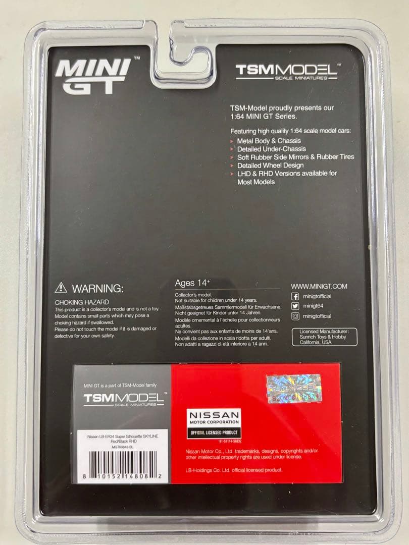 (2点) Nissan LB-ER34 Silhouette SKYLINE