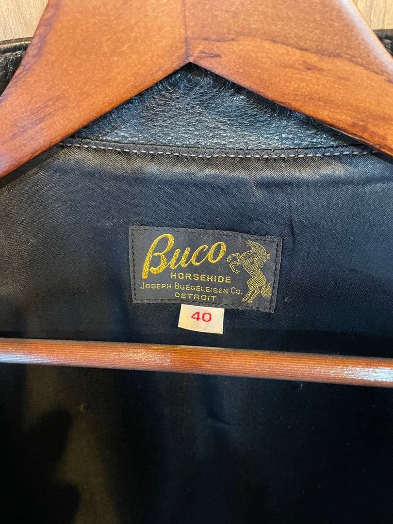 リアルマッコイズBUCO J-100 BJ19110 40 リフォーム済、破れ有