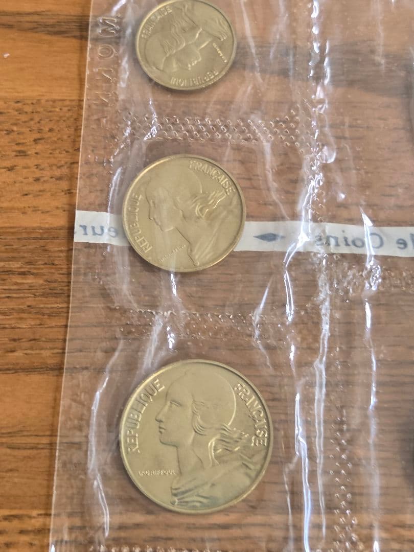 (プルーフライク)　フランス　モネ·ド·パリ　FDC セット　1973