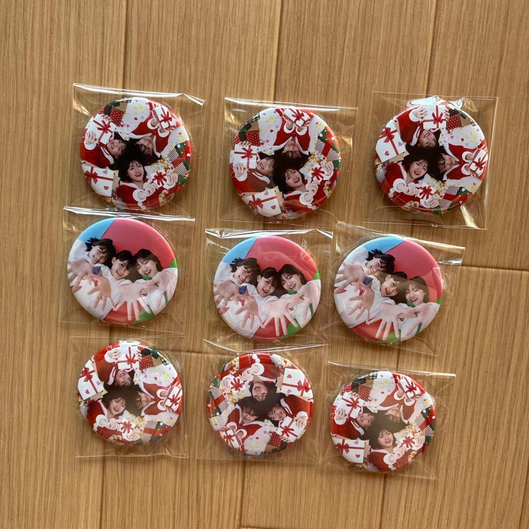 ろこまこあこ缶バッジ ろむパまとめ9点