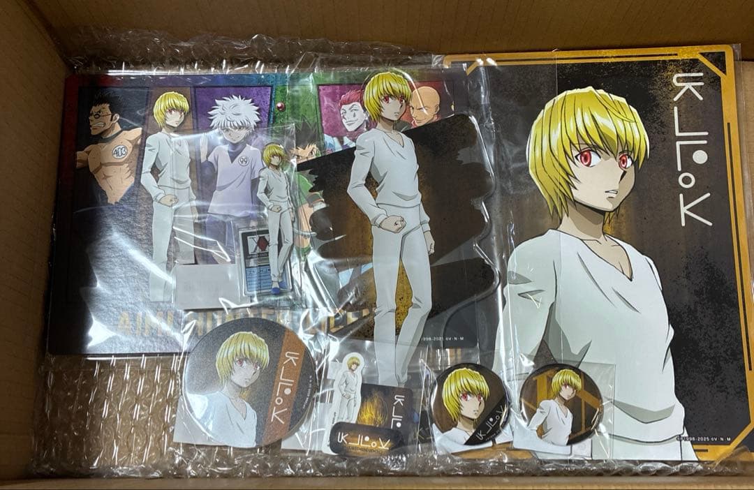 HUNTER×HUNTER webくじ　クラピカ　ラスト賞　アクスタ　セット