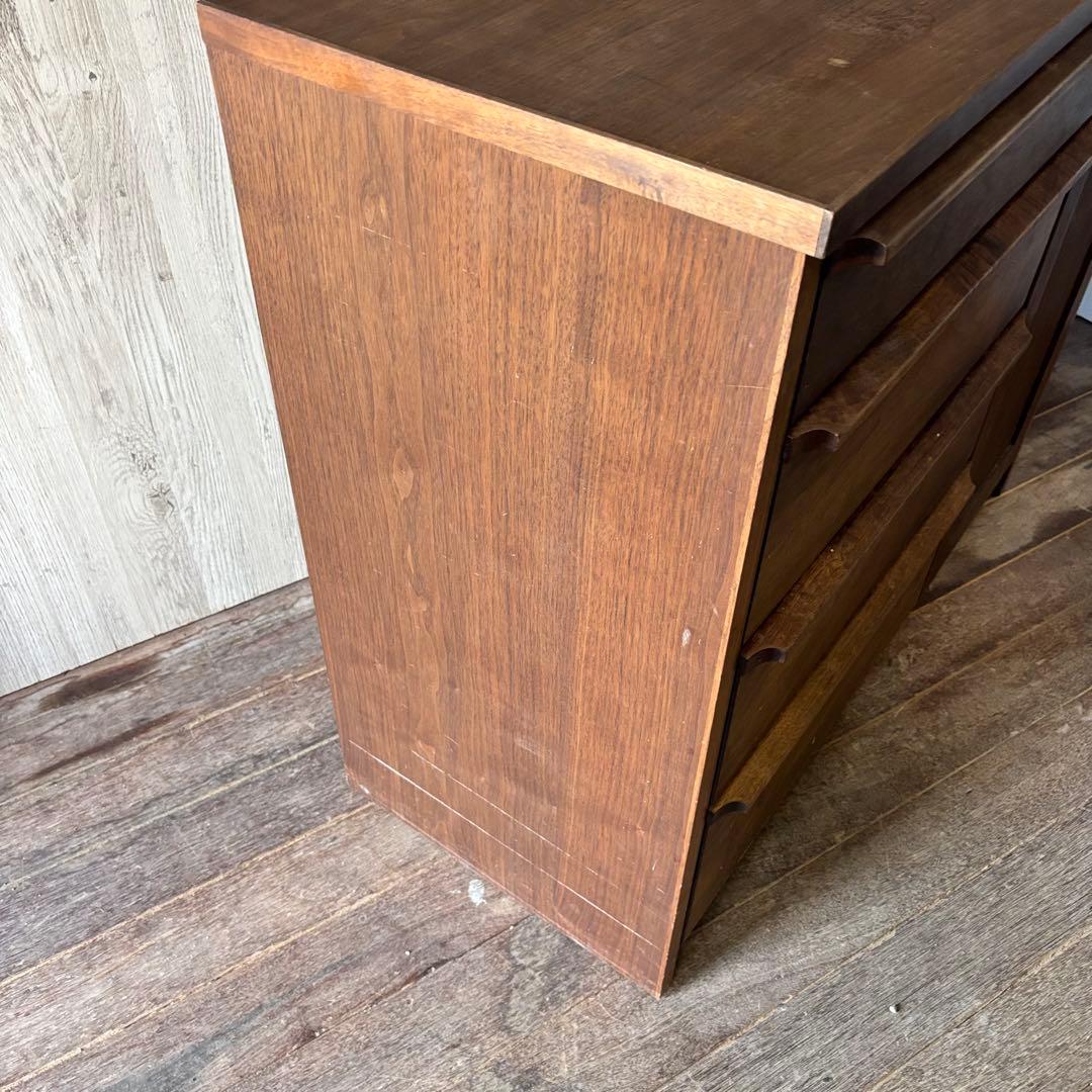 木製キャビネット カウンターボード ウォールナット チェスト 天然木 自然塗装