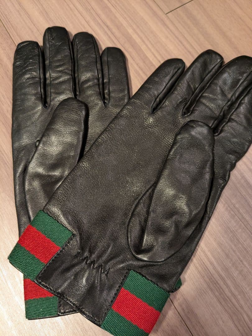 GUCCI レザーグローブ