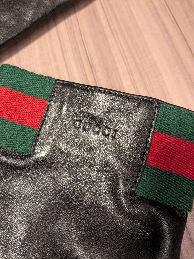 GUCCI レザーグローブ