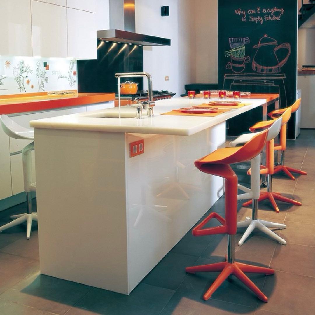 Kartell カルテル ハイスツール SPOON 昇降 椅子