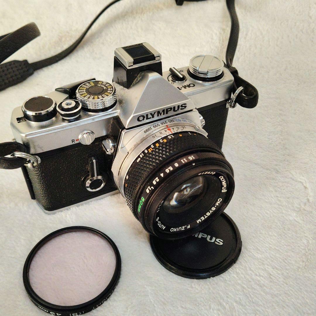 ■美品■ OLYMPUS OM-1N F.ZUIKO 50mmf1.8ストラップ