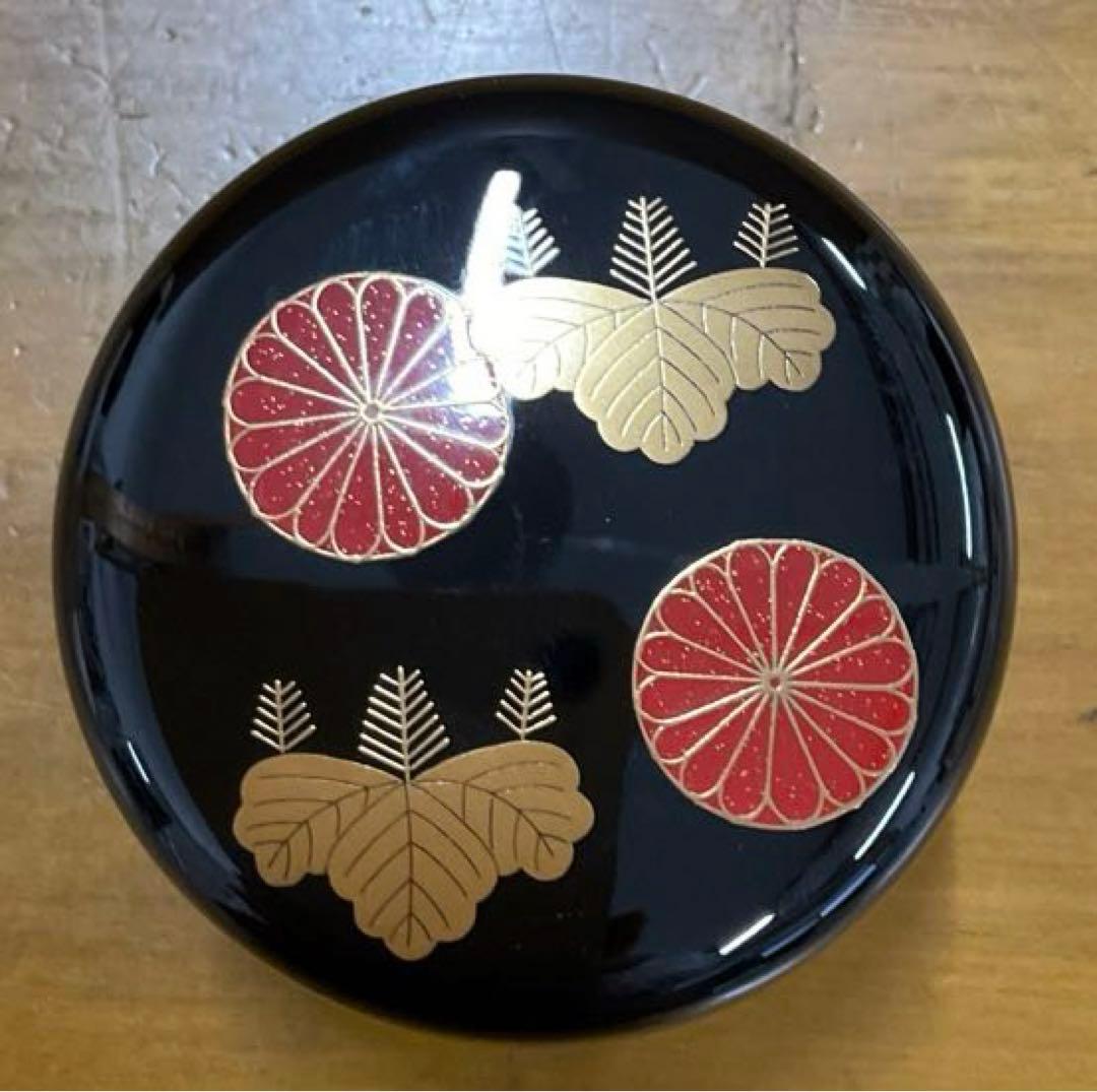 棗　茶道具　高台寺蒔絵　中棗　竹内幸斎 造　友箱付き