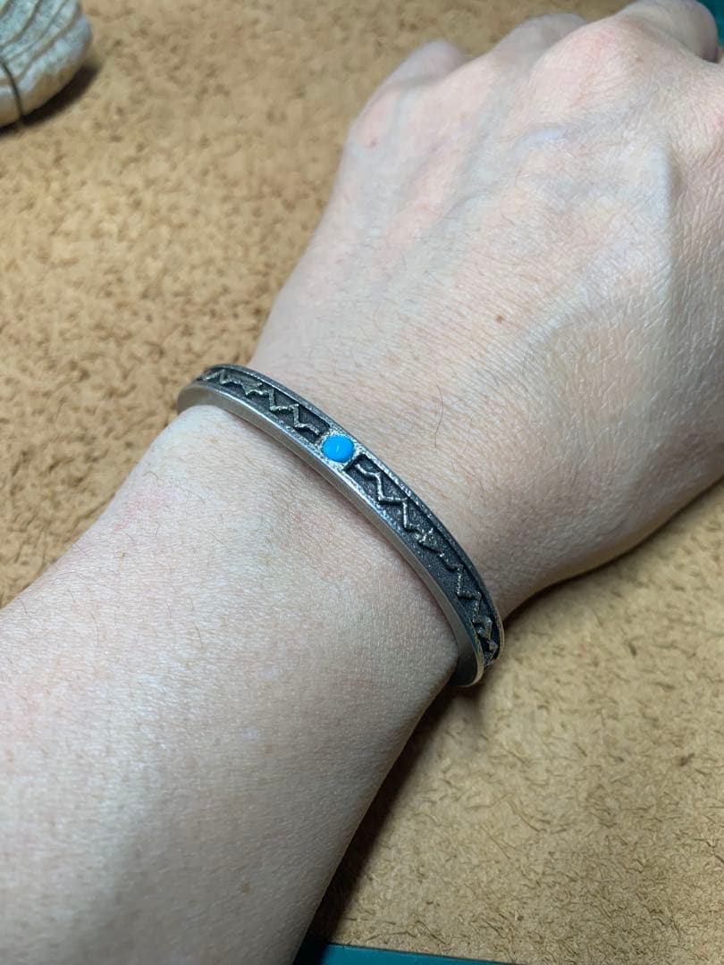 Navajoナバホ Jeff Dement バングル インディアンジュエリー