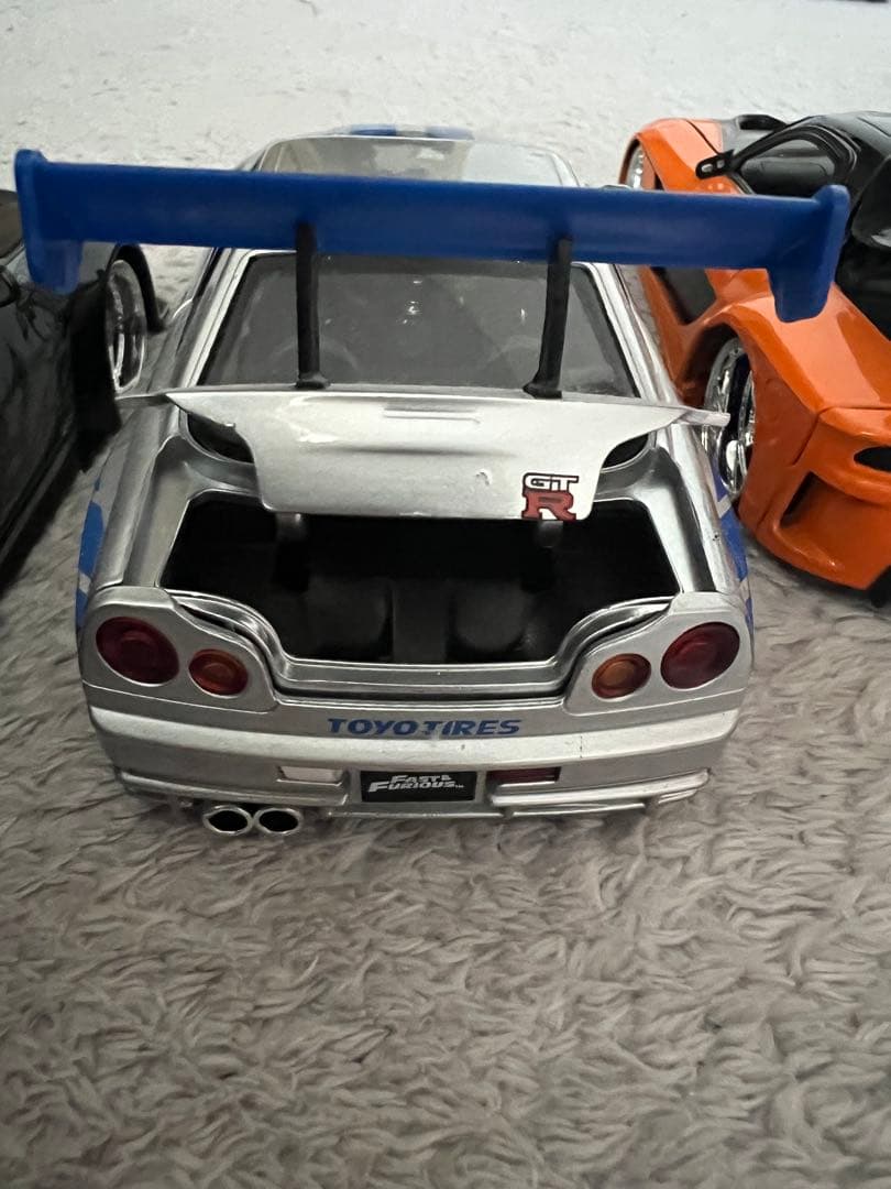 ワイルドスピード(RX-7・GT-R34・Z33・SUPRA80)ミニカー