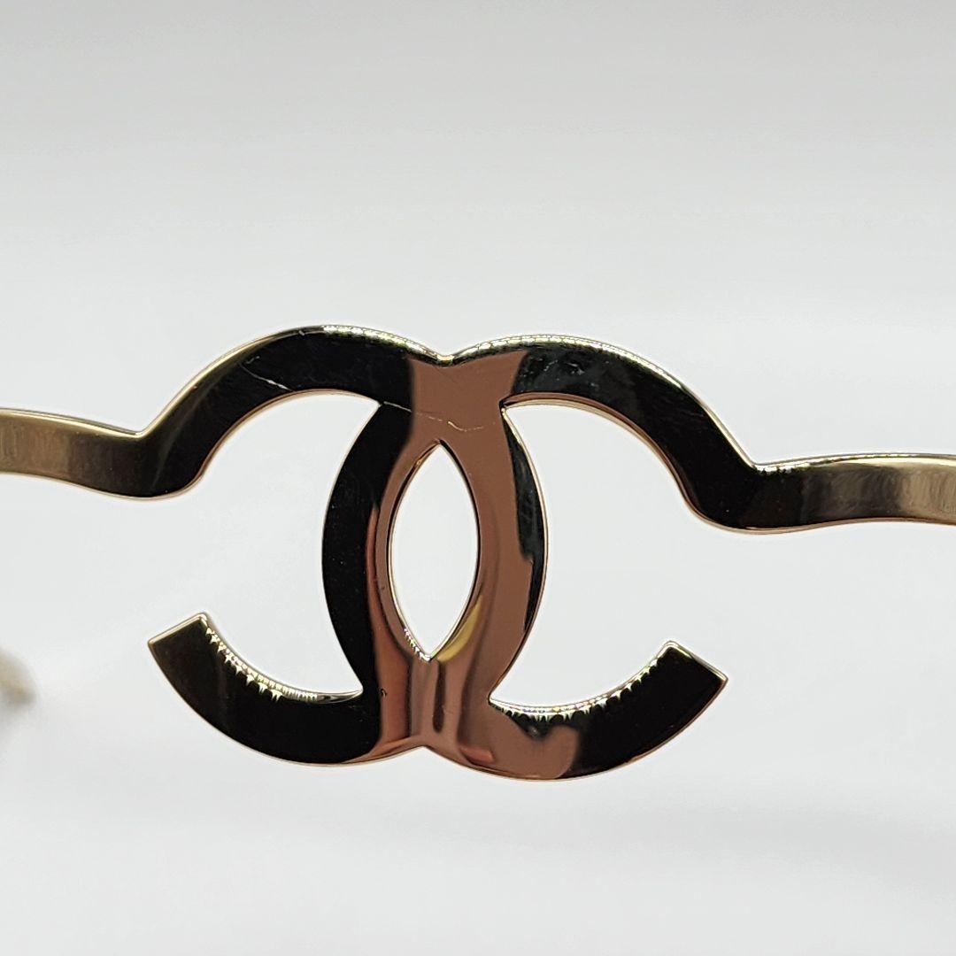 【 近年モデル 】 シャネル　ココマーク　カチューシャ　ゴールド金具　箱付き