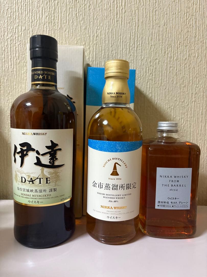 ニッカ　伊達、余市蒸留所限定、フロムザバレルセット