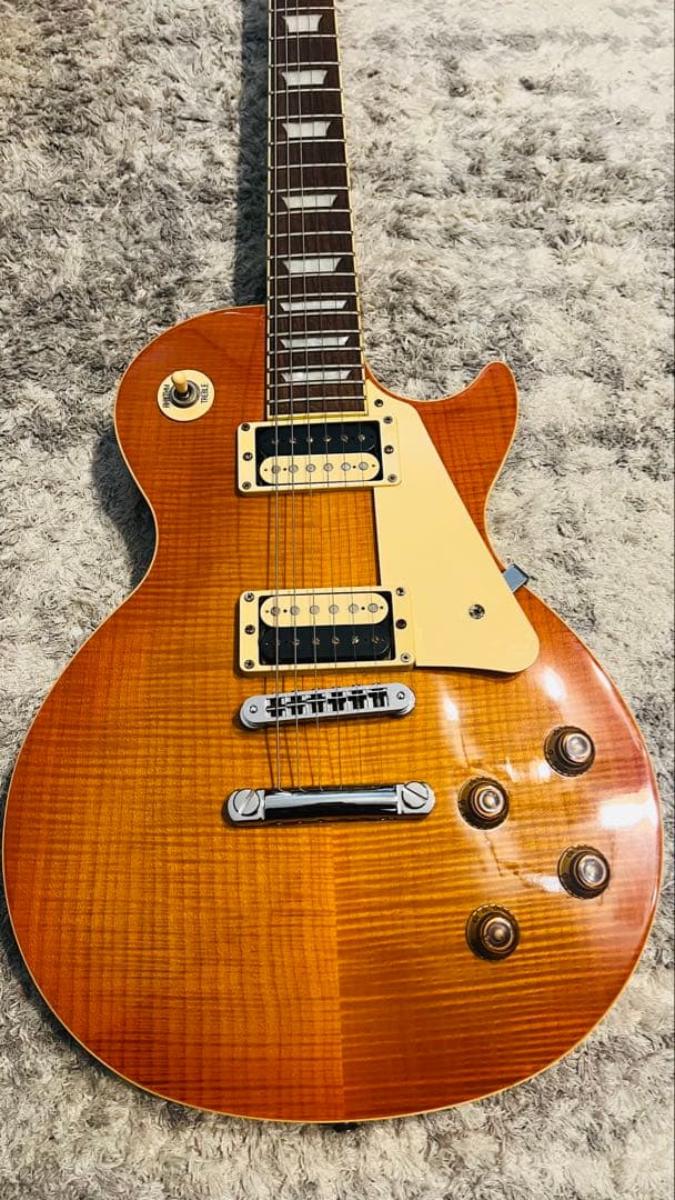 LaidBack レスポール　虎メイプル