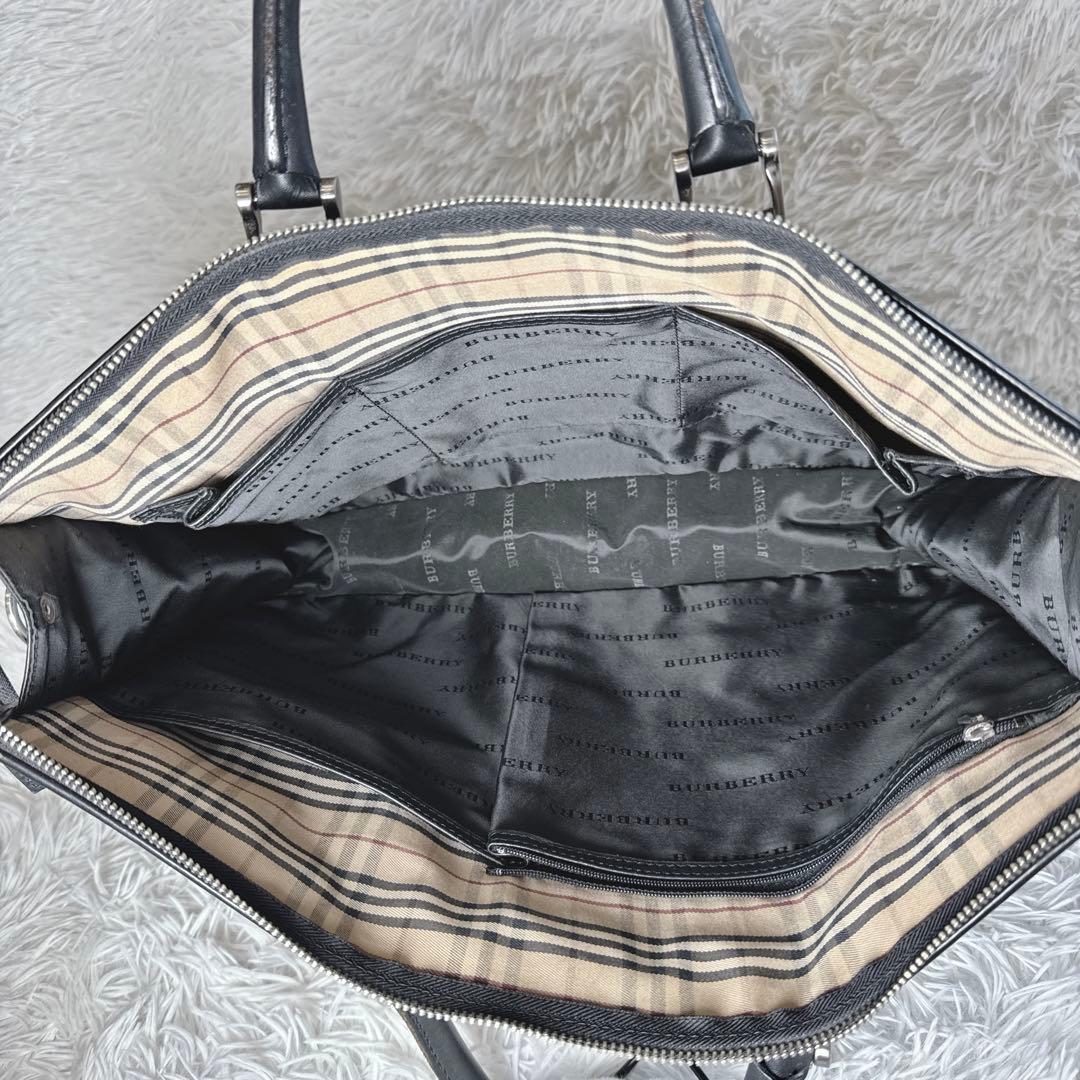 BURBERRY バーバリー ビジネスバッグ ノバチェックブラック A4可能