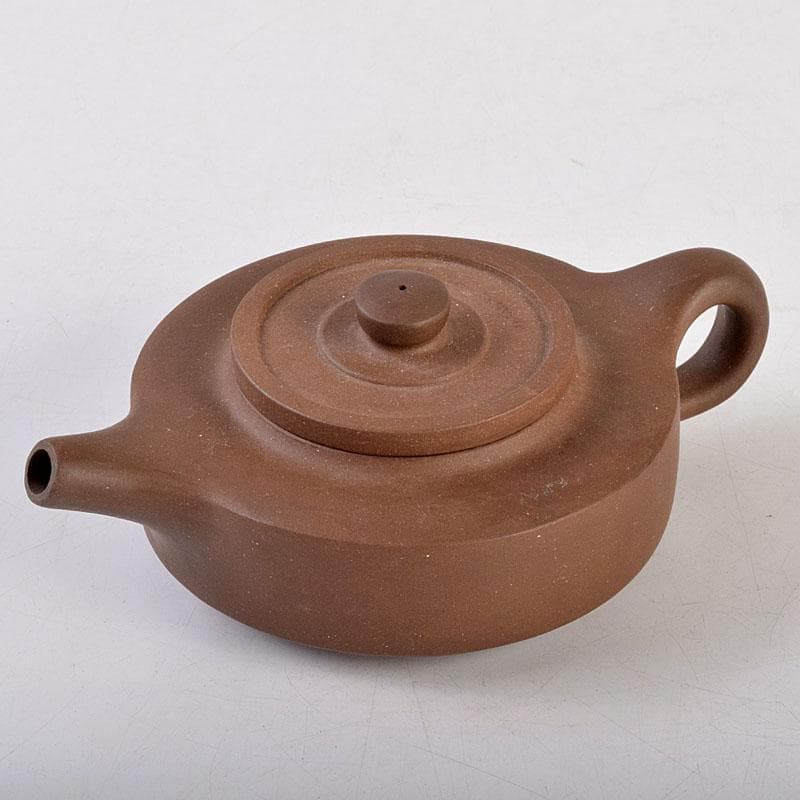 中国　紫砂　朱泥　急須　茶壷　在銘　C　9270