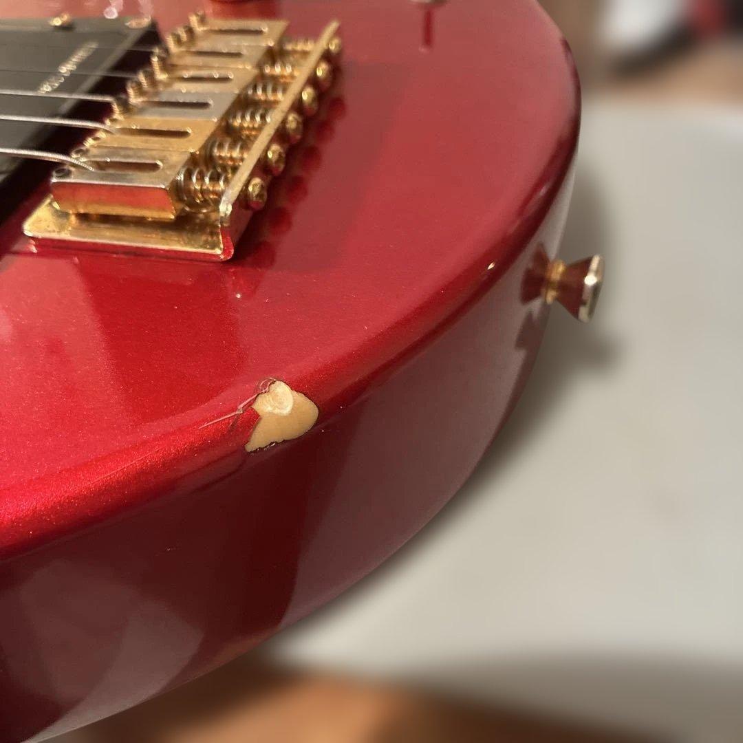 Fernandes zo-3レッドエレキギター 内蔵スピーカー付き