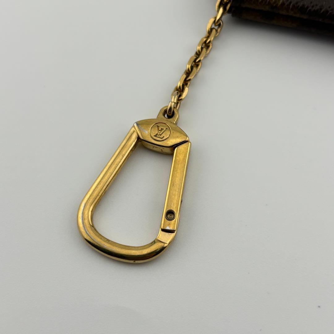 【美品】ルイヴィトン　ポシェット・クレ　モノグラム　ケース　ブラウン　茶