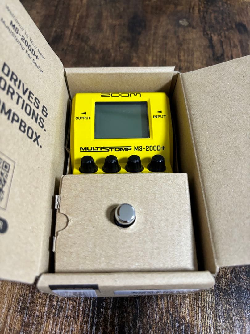 新品　ZOOM MS-200D+ MultiStomp ギターマルチエフェクター