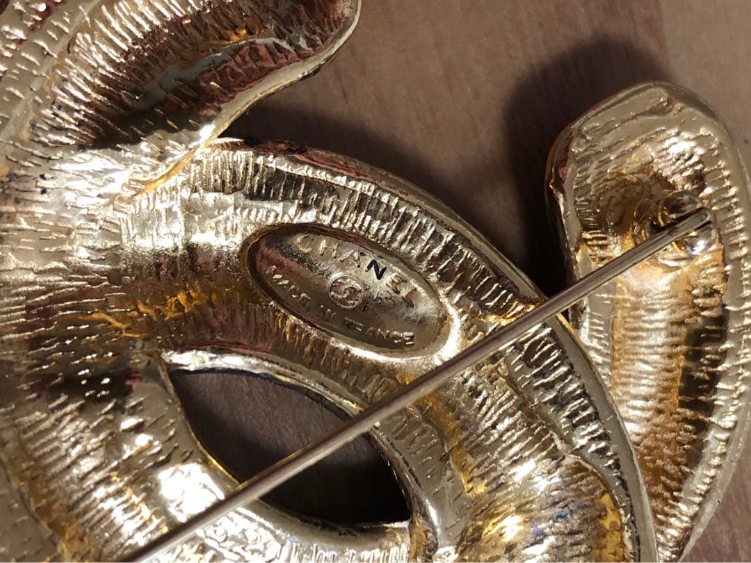 17時までの限定価額♡シャネル　マトラッセ　ブローチ