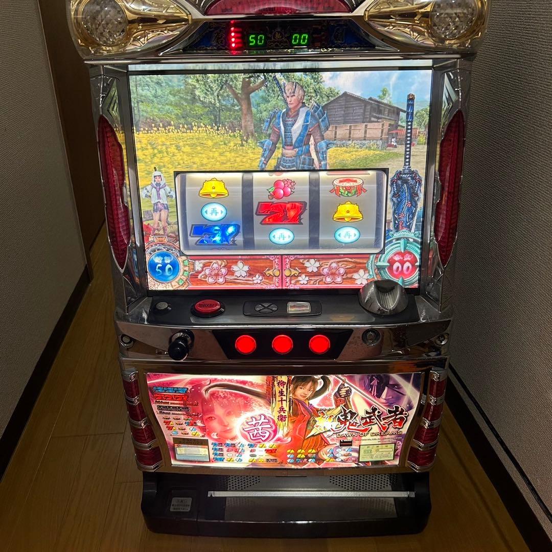 新鬼武者　5号機　スロット　不要　実機　送料無料