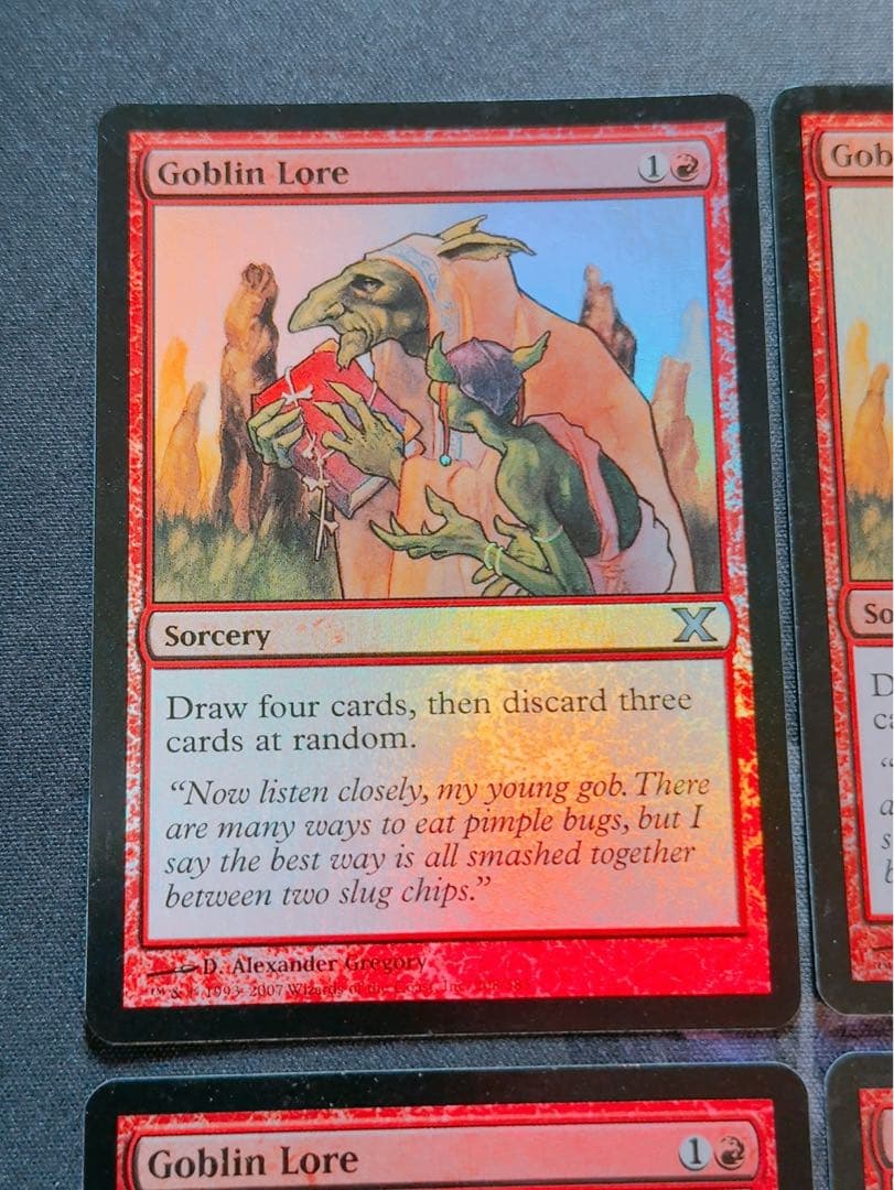 【foil】ゴブリンの知識　英語　4枚セット