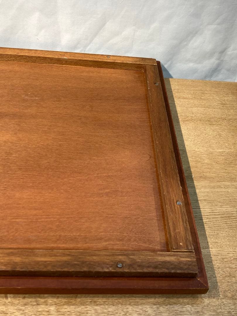 大型木製ミラー 1010×630 木枠 レトロ ビンテージ アンティーク サロン