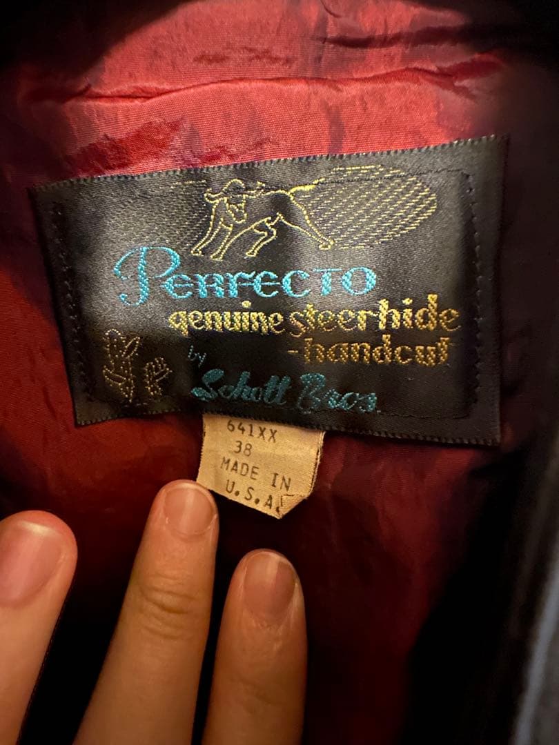 Schott Perfecto レザージャケット 38サイズ　551xx