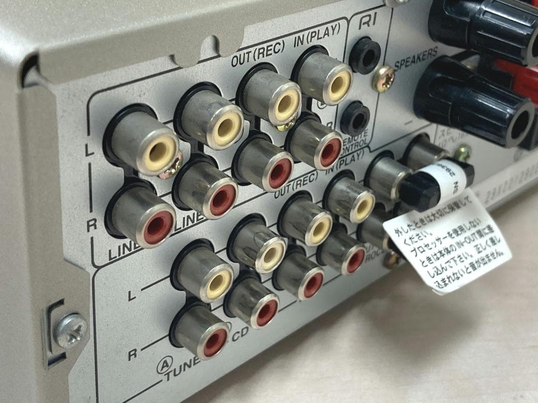 ★整備済み★ONKYO　A-907X　SPリレー交換済み　上級機　取説　上美品④