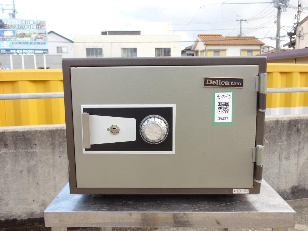 【中古】M▽デリカレオ 耐火金庫 ダイヤル式 36.1kg (39437)