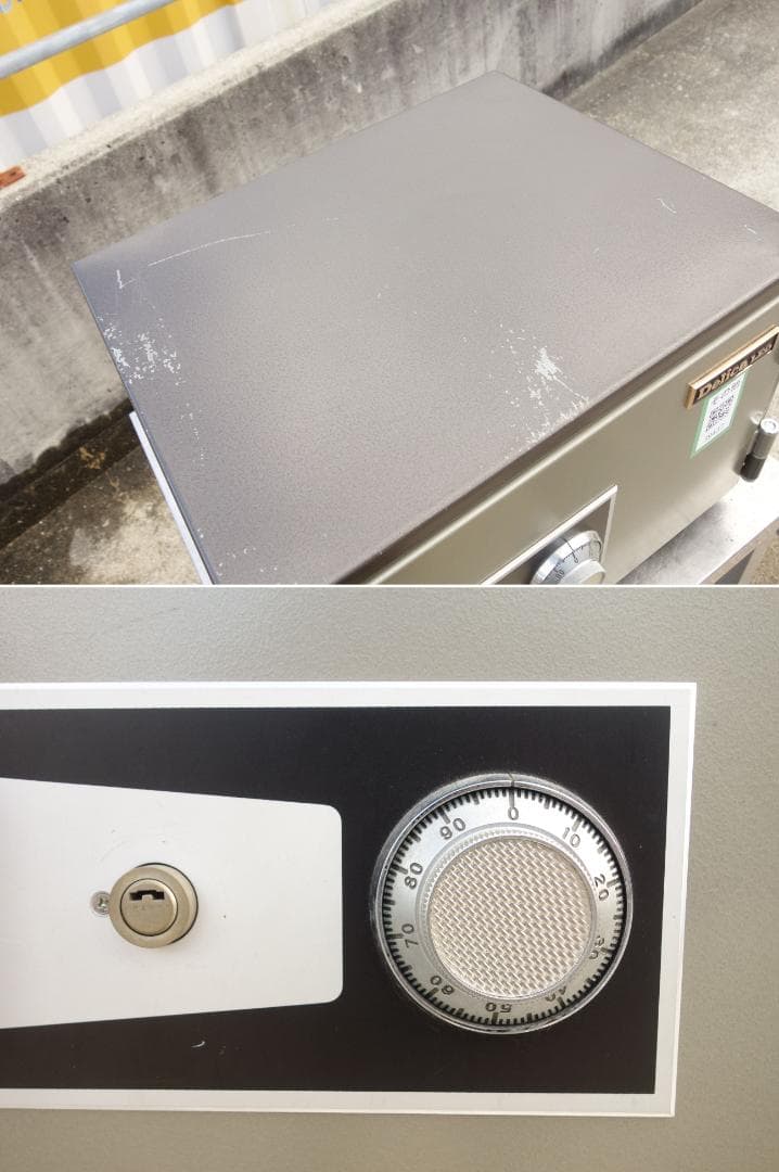 【中古】M▽デリカレオ 耐火金庫 ダイヤル式 36.1kg (39437)