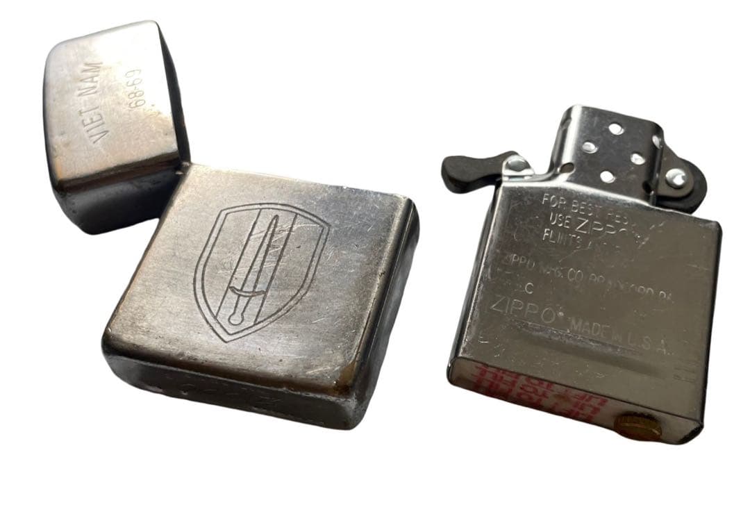米陸軍在アメリカ陸軍部隊ベトナム戦争ZIPPO1967製ジッポーオイルライター