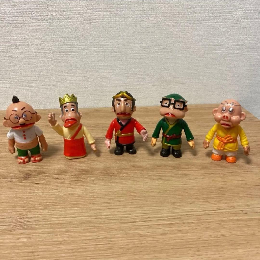 ひで　超激レア　当時物　ポピー 飛べ 孫悟空 ドリフターズソフビ5体セット