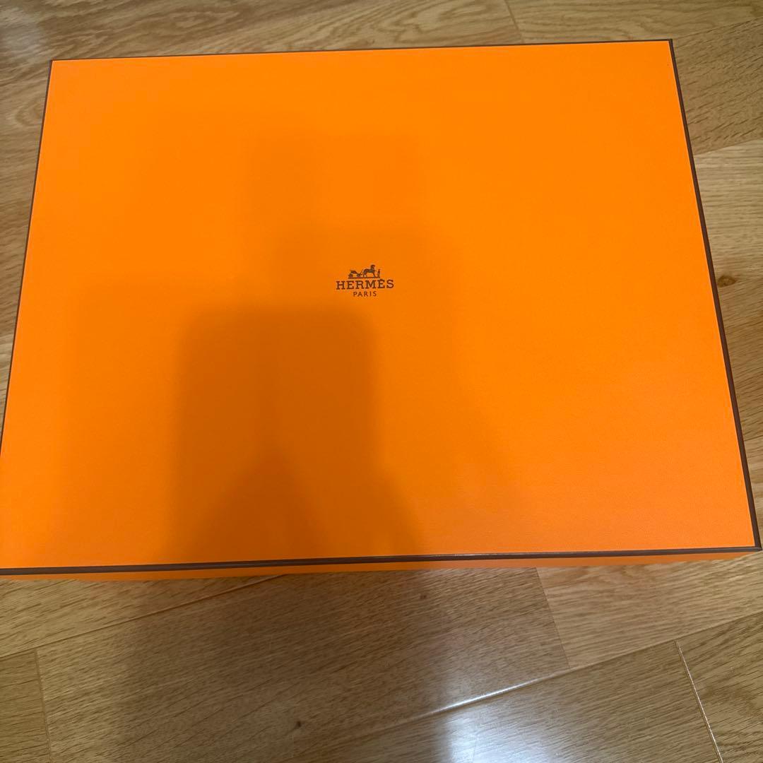 エルメスHERMES 大判バスタオル　新品未使用　ブルー