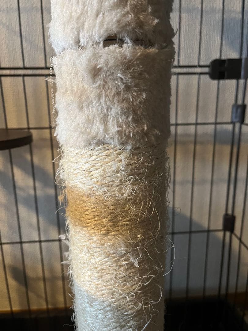 ブラウン 3段キャットケージ