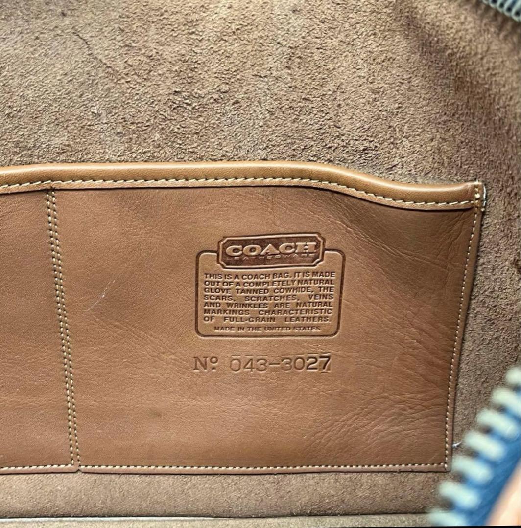 コーチ　オールドコーチ　ビジネスバッグ　レザー　ブラウン　A4
