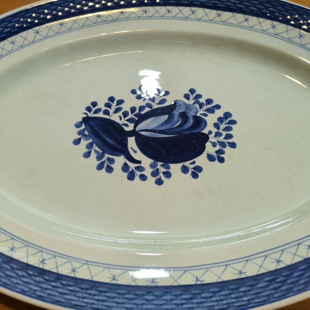   Fajance オーバルプレート