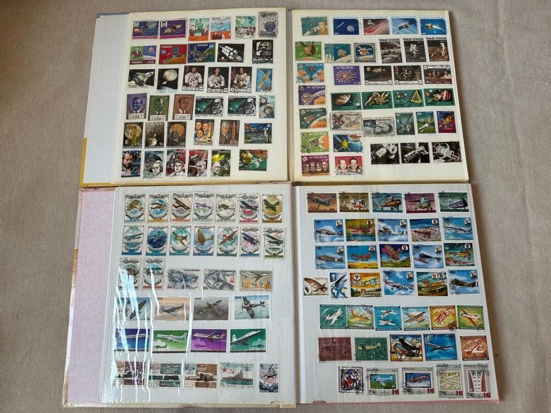 【美品】⭐️外国切手　世界の切手　11冊まとめ　使用済み　アルバム付き