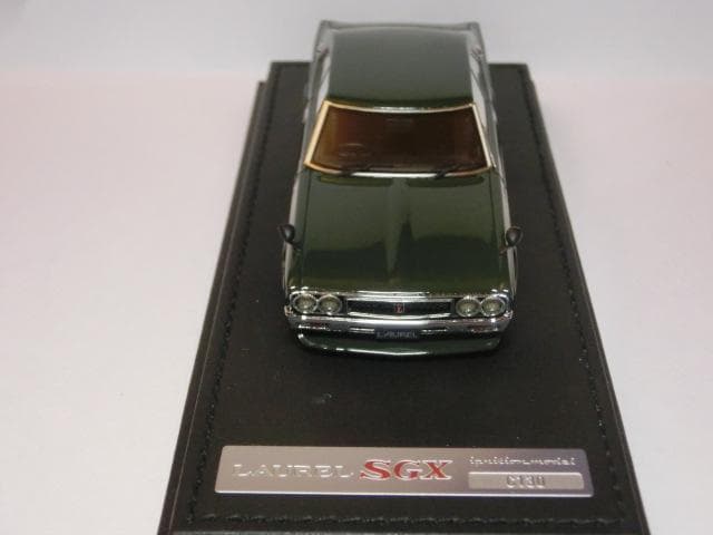 イグニッションモデル 1/43 IG0140 日産ローレル2000SGX緑 箱付