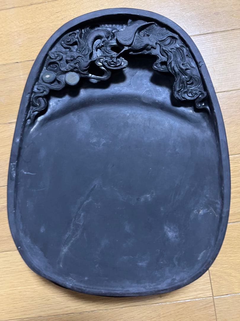 中国硯 大型　28 x 21.5 x 3.8 センチです