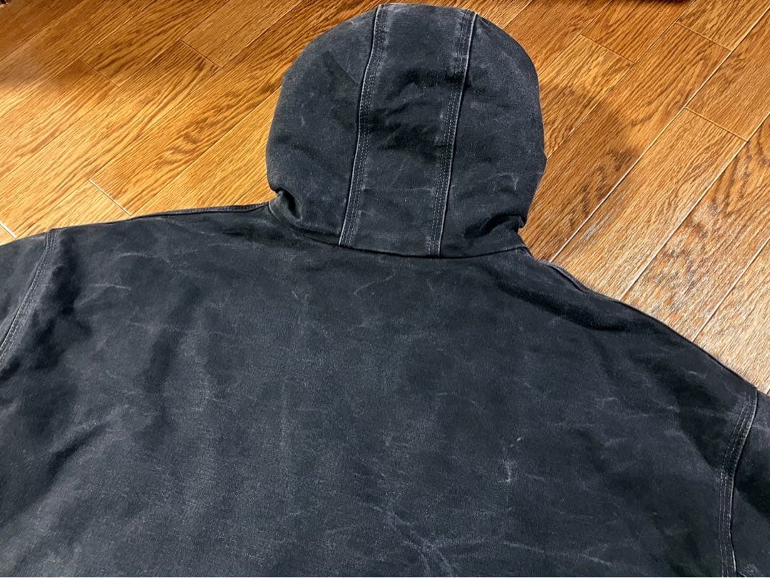 【極上フェード】00s Carhartt ブラック アクティブジャケット 5XL